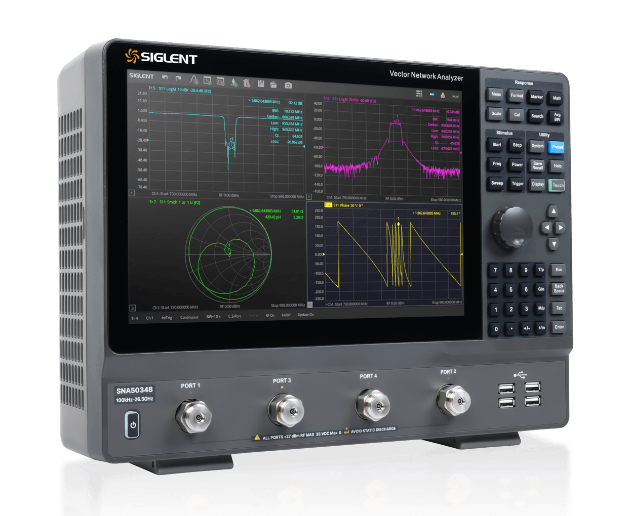 鼎陽|SIGLENT  SNA5034B 矢量網絡分析儀