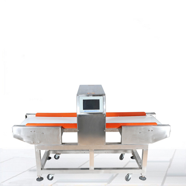 月饼粽子推杆剔除式金属检测机高灵敏度