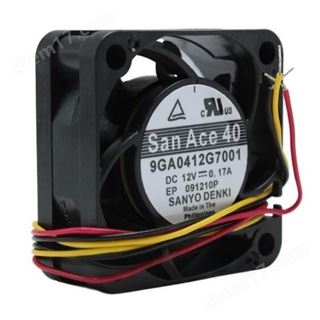 Sanyo山洋 9GA0412G7001 12V 靜音軸流風(fēng)扇