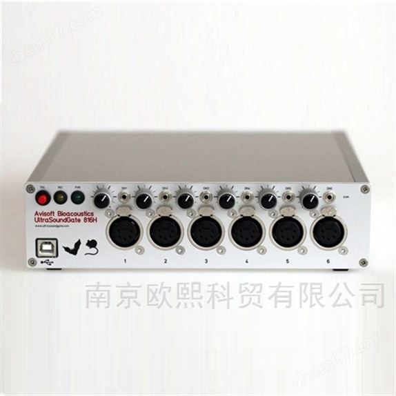 德國Avisoft八通道動物超聲聲譜錄制系統(tǒng)