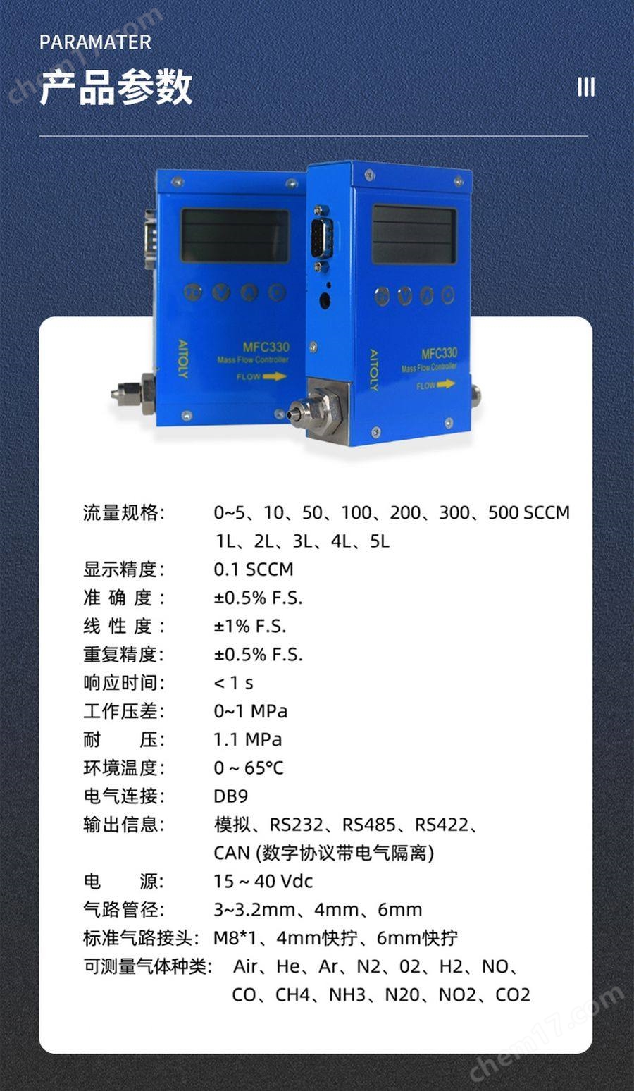 國產(chǎn)替代熱式氣體質(zhì)量流量計MFC