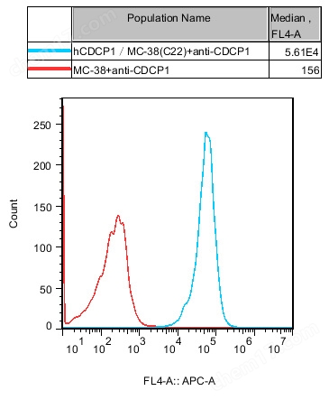 hCDCP1/MC-38
