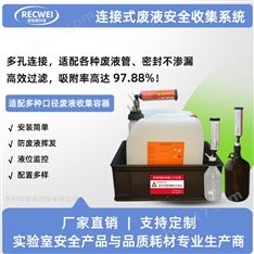 實驗室化學廢液收集裝置連接式回收桶報警器