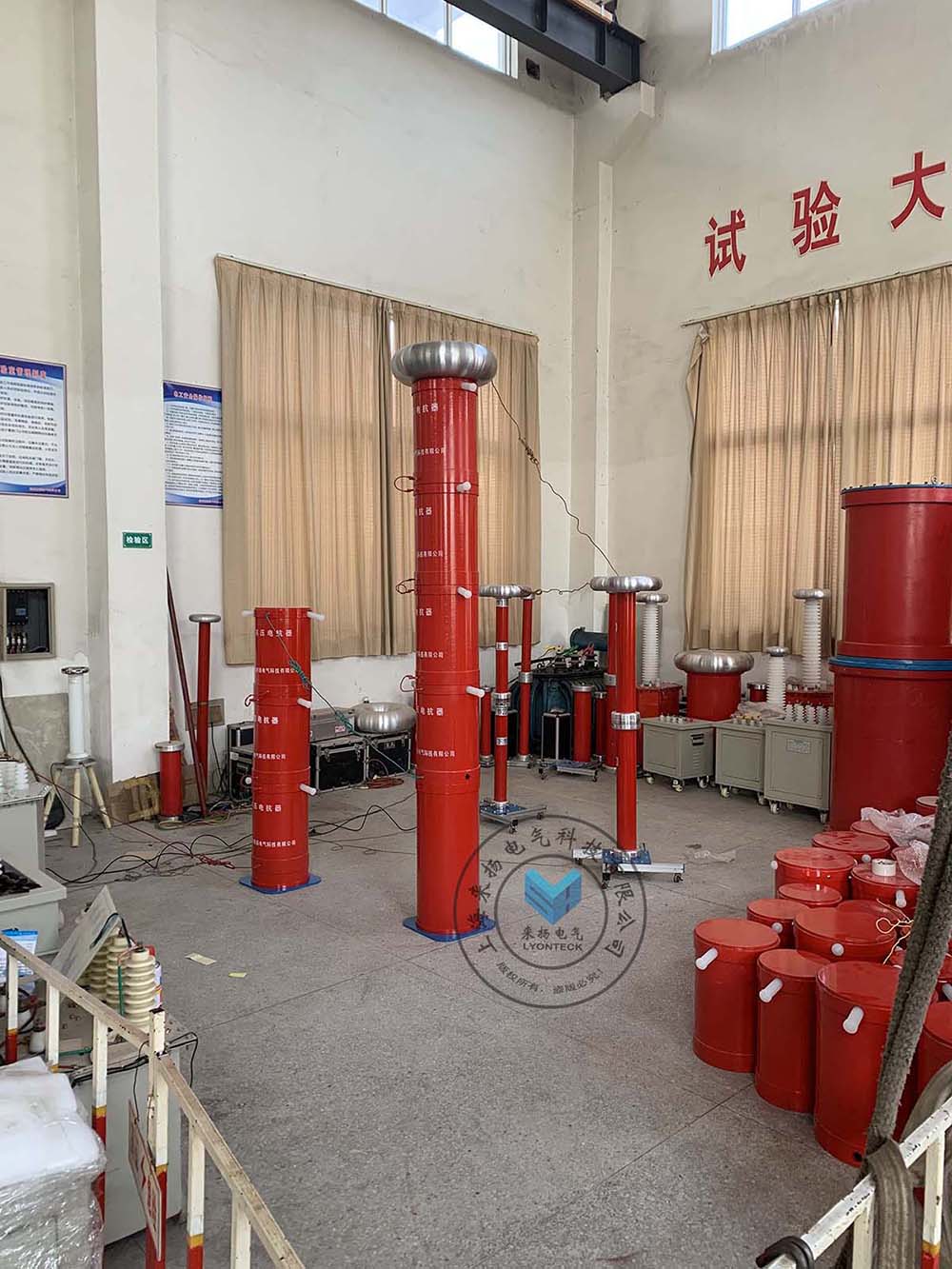 變頻串聯(lián)諧振耐壓裝置上海來揚電氣完成交付，客戶反應(yīng)滿意