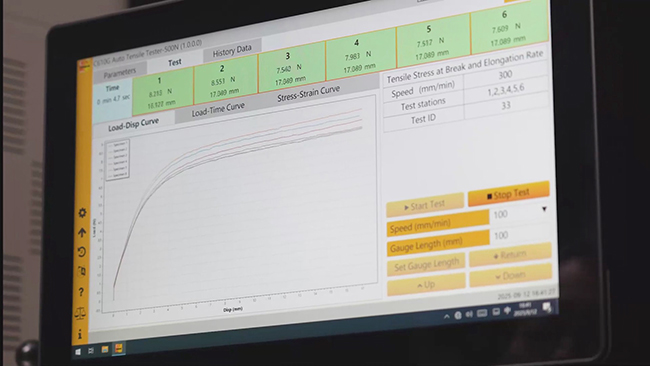 C610G-4-650.jpg Labthink新品上市 | C610G六工位智能電子拉力試驗機