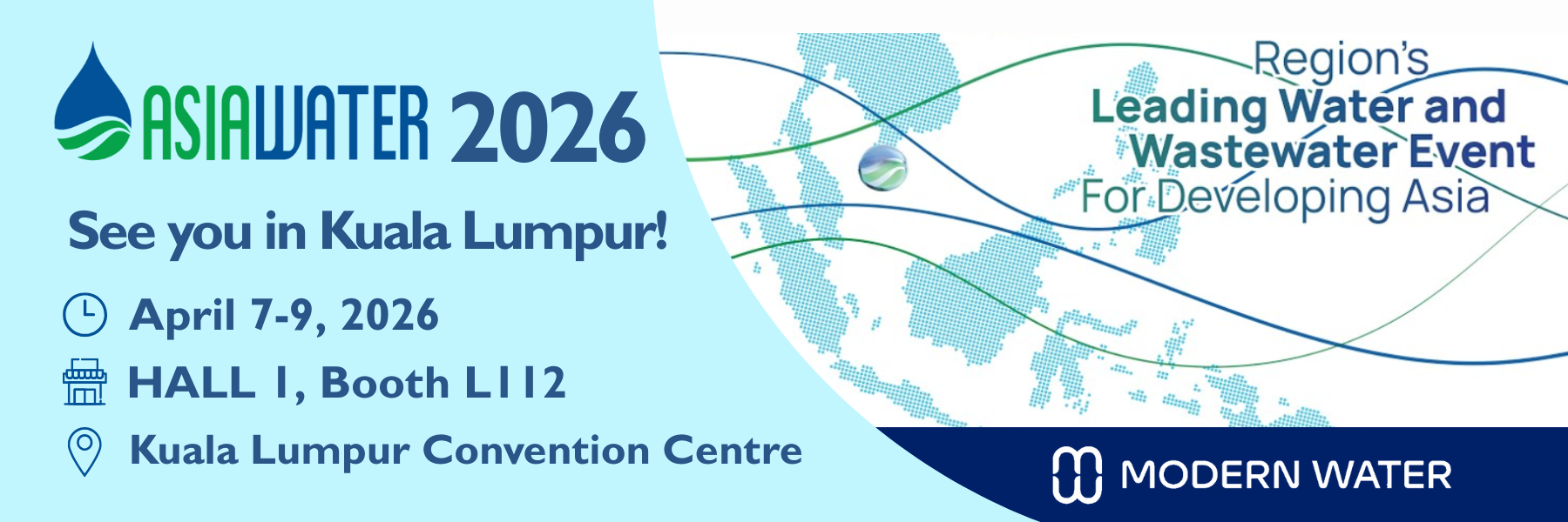展会预告｜Modern Water 2026年参展日历发布