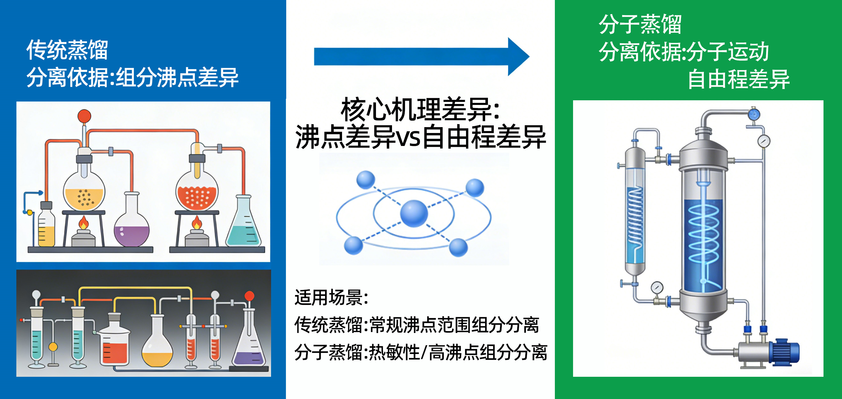 分子蒸馏技术的核心差异解析
