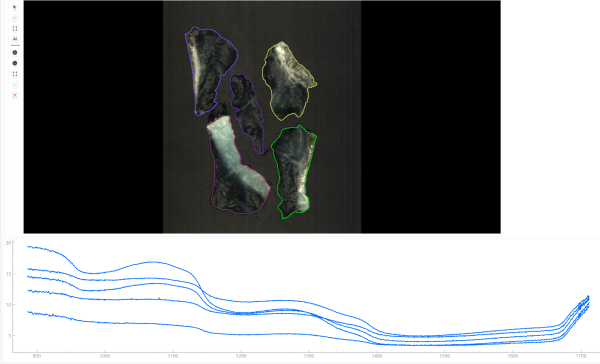 采集魚片光譜數(shù)據(jù)（新鮮度檢測）