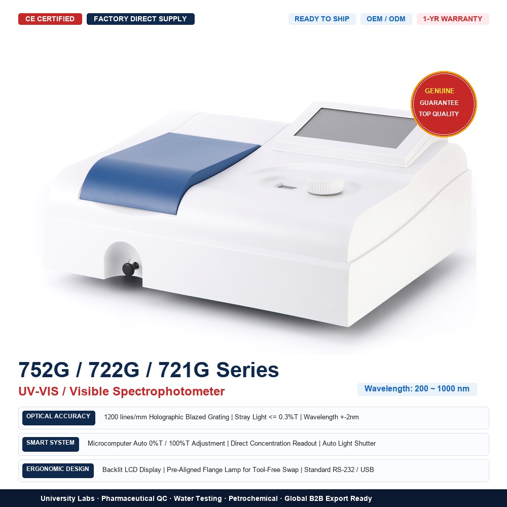 752N Plus UV Visible spectrophotometer